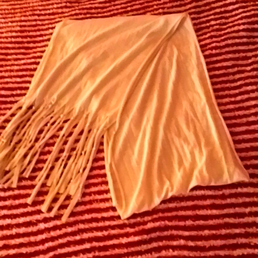 Cream colored long scarf 🧣